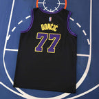 Los Angeles Lakers 25/26 NBA Jersey - City Edition - Black - Doncic #77 - detail 2