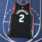 Detroit Pistons 25/26 NBA Jersey - Black - Cunningham #2 - detail 2