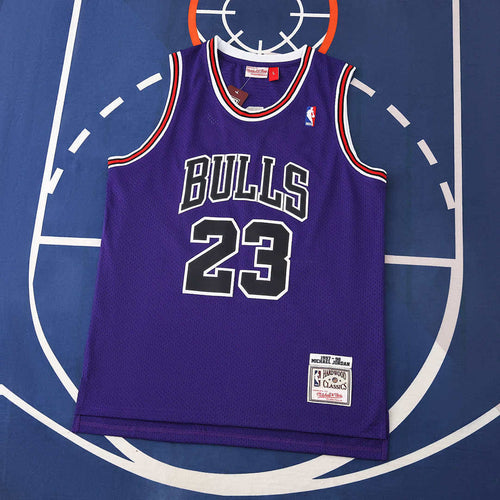 Chicago Bulls 97/98 NBA Jersey - Retro - Purple - #23