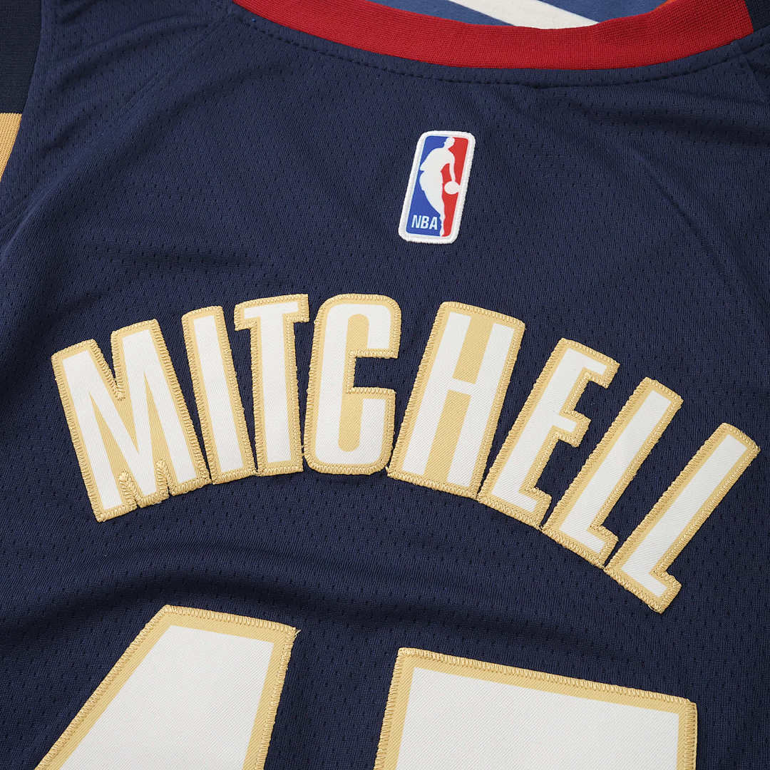 Cleveland Cavaliers 25/26 NBA Jersey - Navy and Red - Mitchell #45 - detail 3