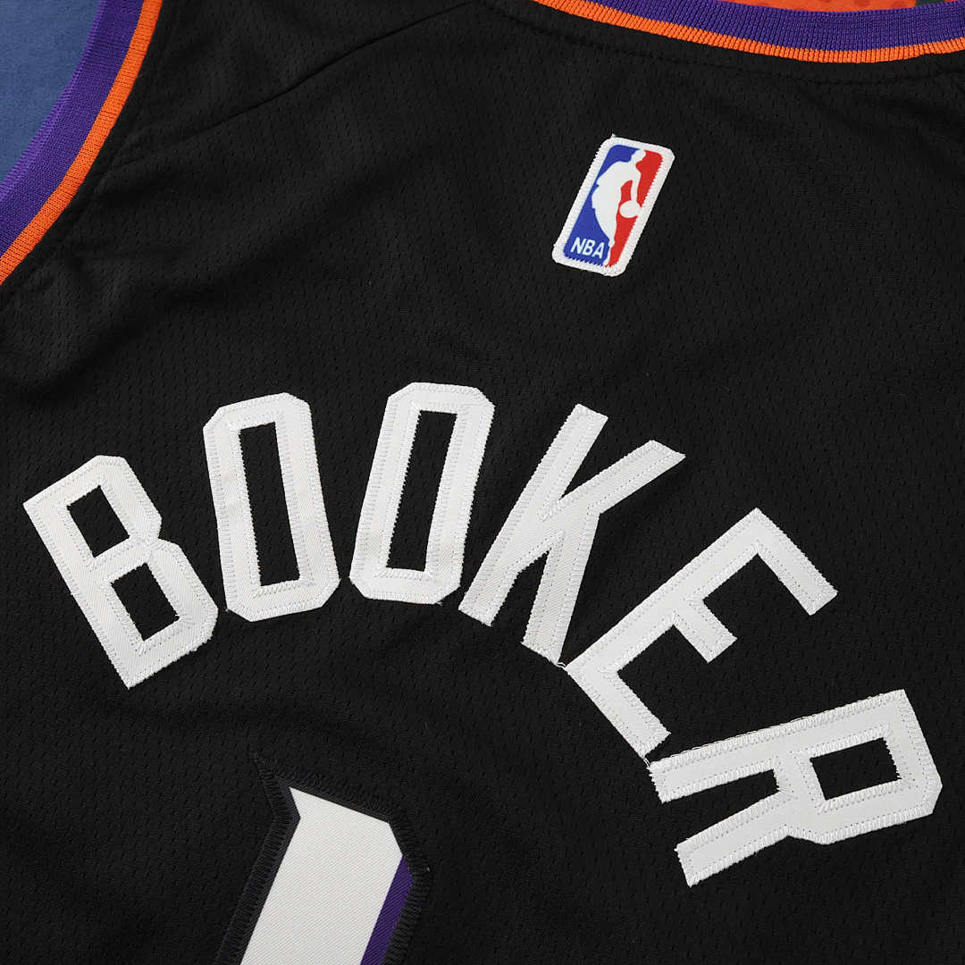 Phoenix Suns 25/26 NBA Jersey - Statement Edition - Black - Booker #1 - detail 4