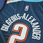 Oklahoma City Thunder 25/26 NBA Jersey - Navy and Teal - Gilgeous-Alexander #2 - detail 3