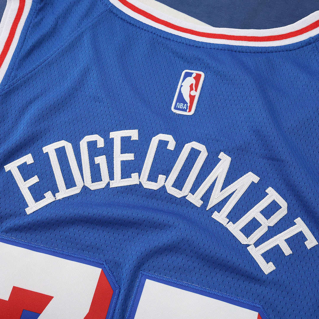 Philadelphia 76ers 25/26 NBA Jersey - Statement Edition - Blue - Edgecombe #77 - detail 3