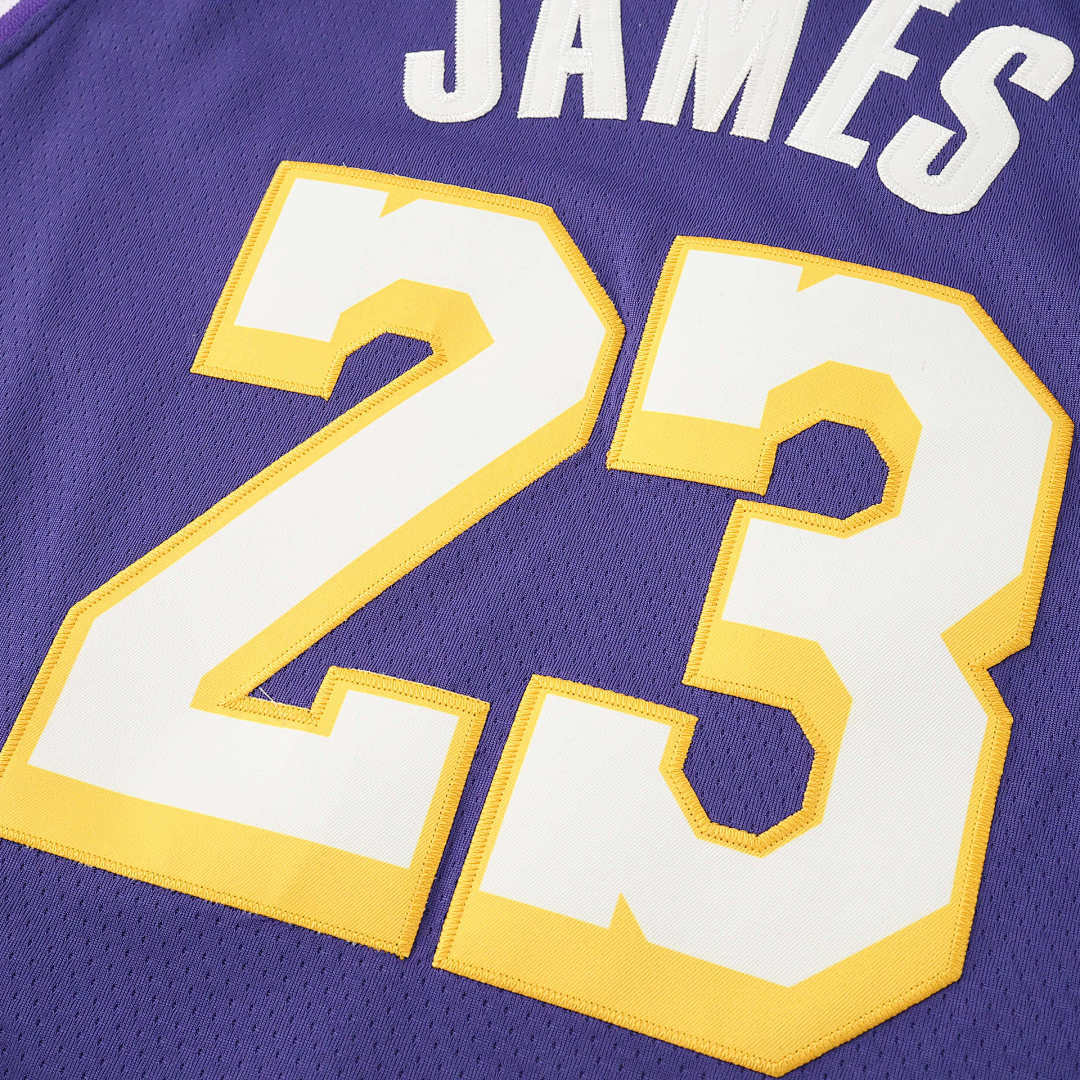 Los Angeles Lakers 25/26 NBA Jersey - Statement Edition - Purple - James #23 - detail 4