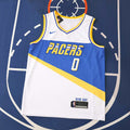 Indiana Pacers 25/26 NBA Jersey - White - Haliburton #0 - front