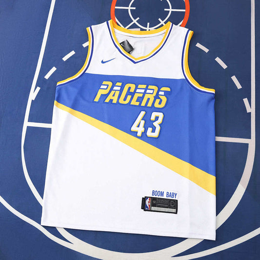 Indiana Pacers 25/26 NBA Jersey - White - Siakam #43 - front