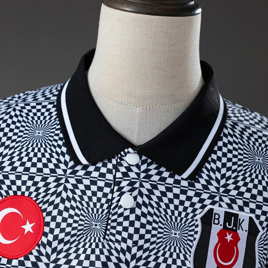 Besiktas 91/92 home retro jersey - detail
