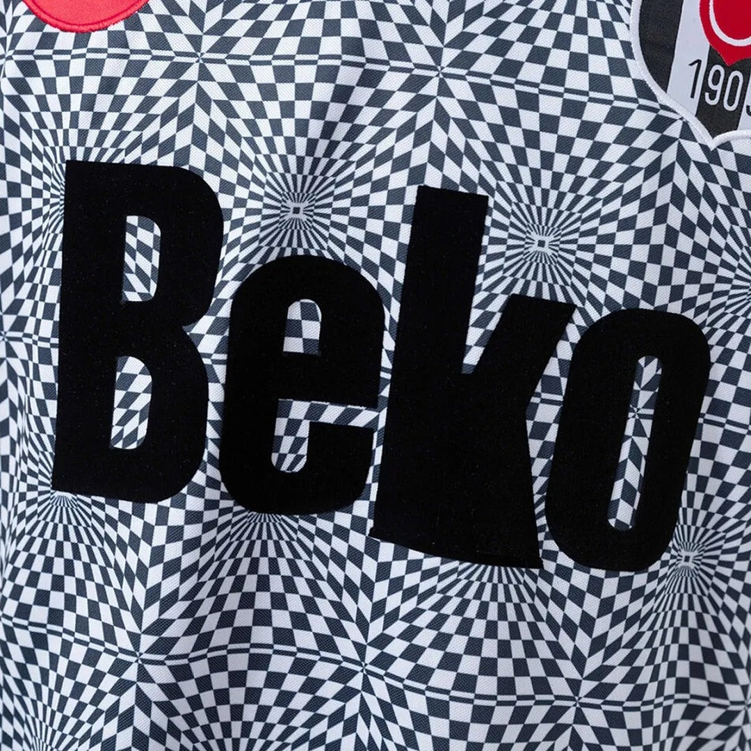 Besiktas 91/92 home retro jersey - detail