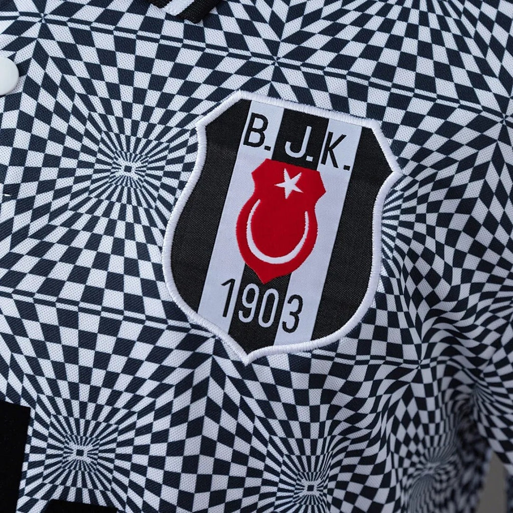 Besiktas 91/92 home retro jersey - detail