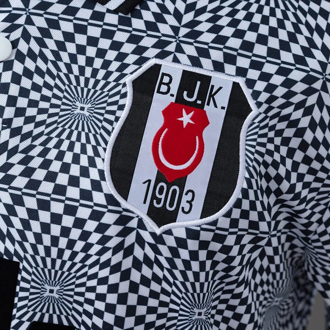 Besiktas 91/92 home retro jersey - detail