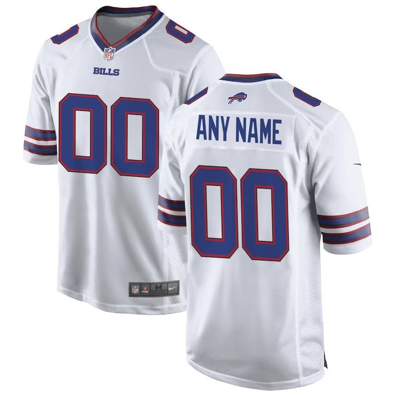 Buffalo Bills - Maillot de match NFL personnalisé - Blanc