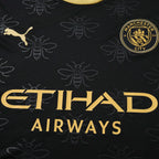 Manchester City 26/27 Away Long Sleeve Jersey - chest and sponsor detail