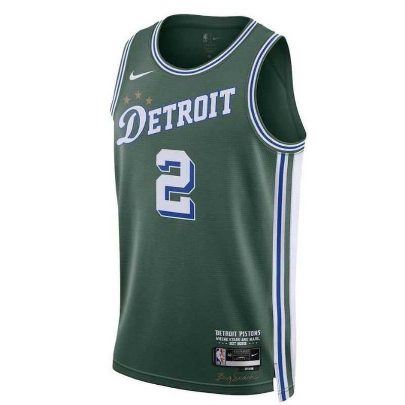 Maglia NBA unisex Cade Cunningham Detroit Pistons 2023 - City Edition - Verde