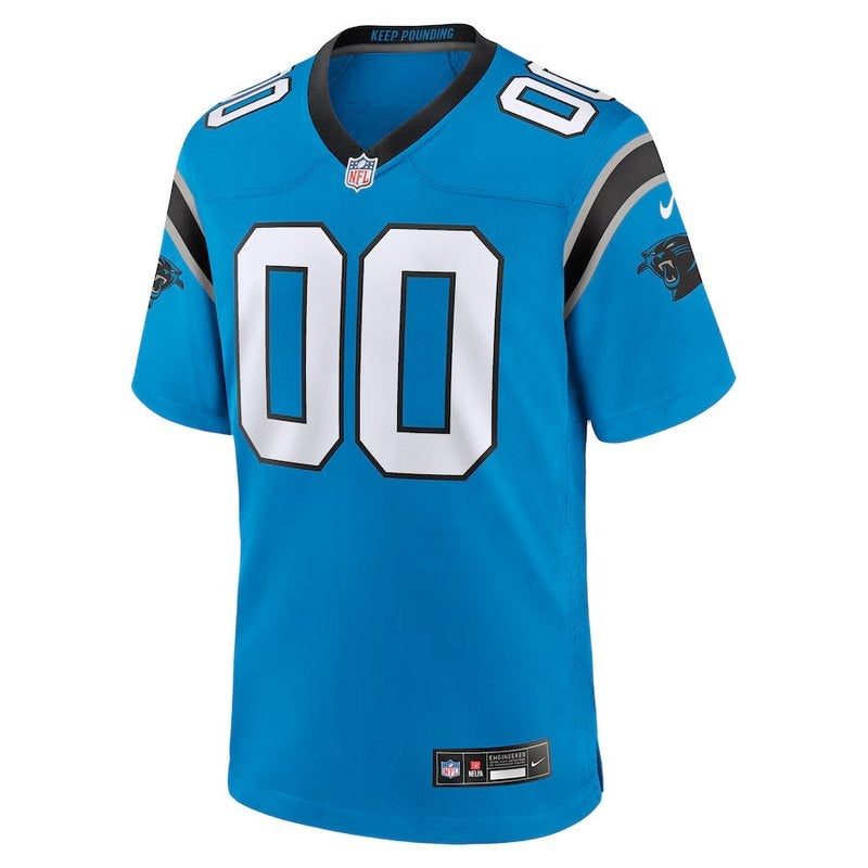 Carolina Panthers - Maglia da gioco NFL personalizzata alternativa - Blu
