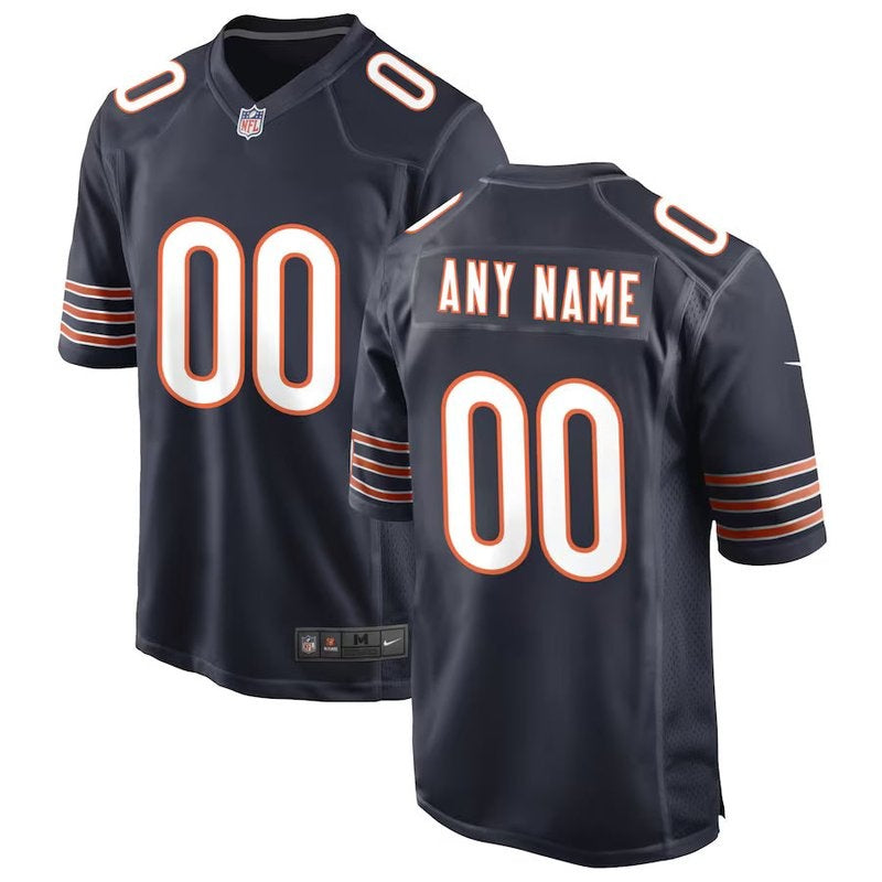 Chicago Bears - Maglia da partita NFL personalizzata - Blu navy