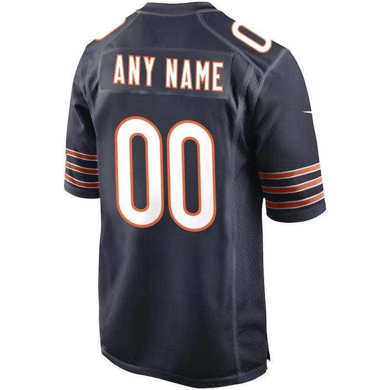 Chicago Bears - Maglia da partita NFL personalizzata - Blu navy