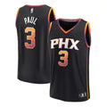 Maglia NBA Chris Paul Phoenix Suns 2023 Fast Break Player Nera - Edizione Statement