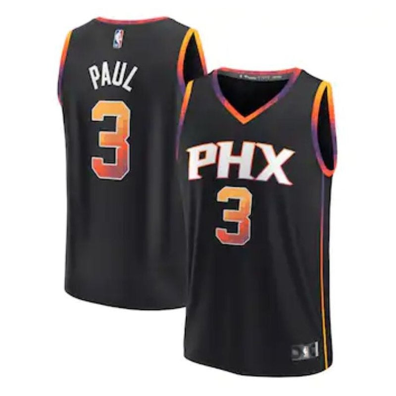 Maglia NBA Chris Paul Phoenix Suns 2023 Fast Break Player Nera - Edizione Statement