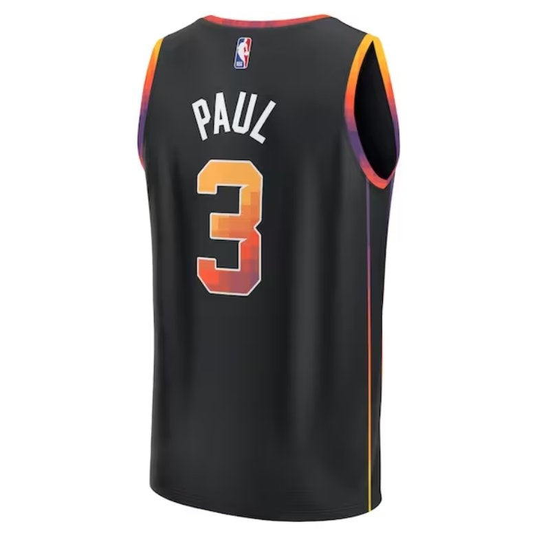 Maglia NBA Chris Paul Phoenix Suns 2023 Fast Break Player Nera - Edizione Statement