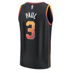 Maglia NBA Chris Paul Phoenix Suns 2023 Fast Break Player Nera - Edizione Statement