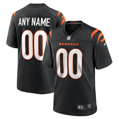 Cincinnati Bengals - Maglia da gara NFL personalizzata - Nera