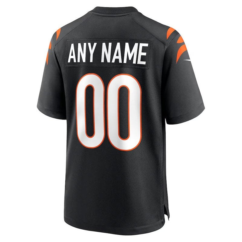 Cincinnati Bengals - Maglia da gara NFL personalizzata - Nera