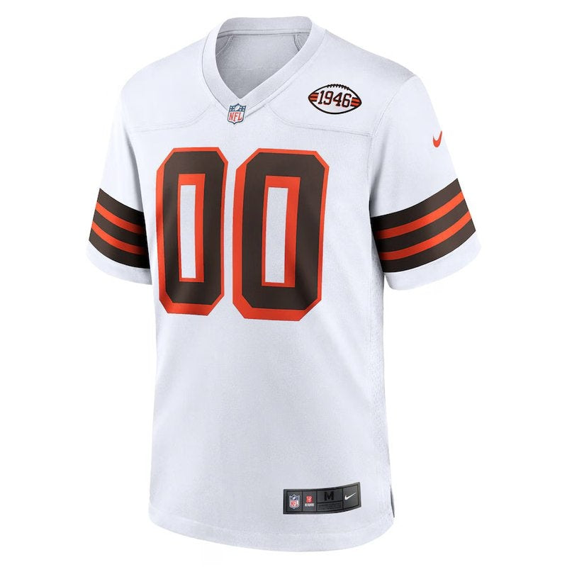 Cleveland Browns - Maglia NFL personalizzata alternativa Collection 1946 - Marrone - Bianco