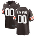 Cleveland Browns - Maillot de match NFL personnalisé - Marron