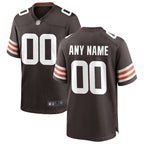 Cleveland Browns - Maillot de match NFL personnalisé - Marron