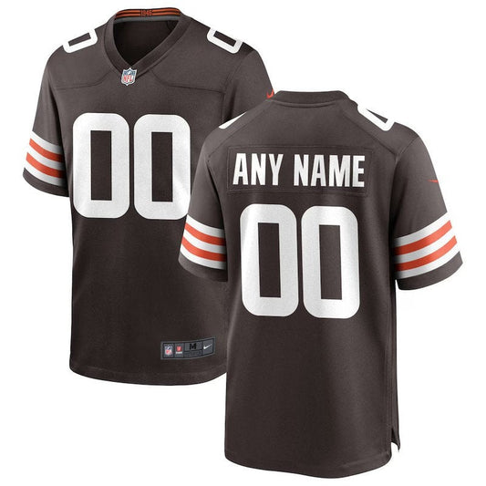 Cleveland Browns - Camiseta de partido NFL personalizada - Marrón