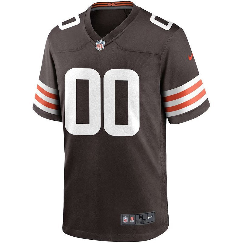 Cleveland Browns - Maillot de match NFL personnalisé - Marron