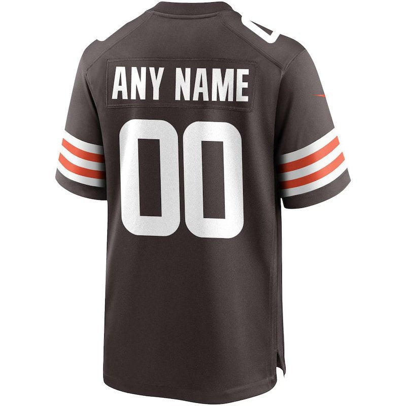 Cleveland Browns - Maillot de match NFL personnalisé - Marron