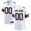 Cleveland Browns - Maglia da gara NFL personalizzata - Marrone - Bianco