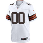 Cleveland Browns - Maglia da gara NFL personalizzata - Marrone - Bianco