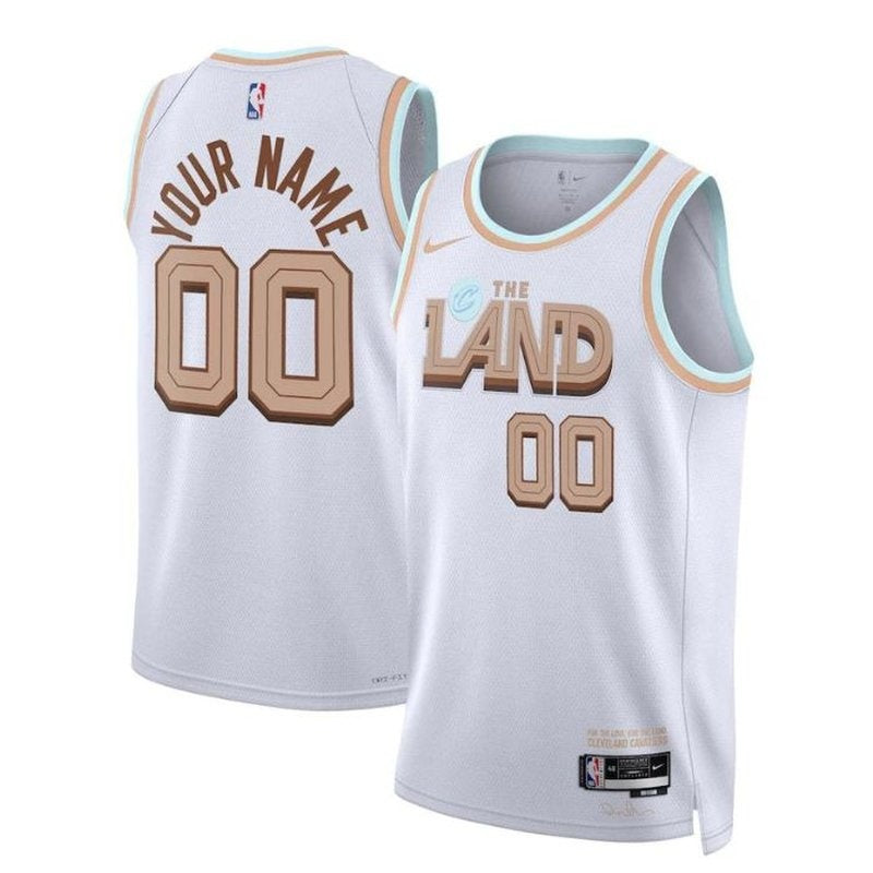 クリーブランド・キャバリアーズ ユニセックス 2023 NBA ユニフォーム - シティエディション - ホワイト