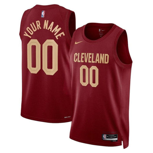 Cleveland Cavaliers Unisex 2023 NBA Trikot Weinrot - Icon Edition