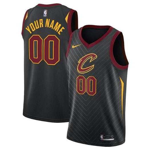 Maillot NBA unisexe des Cleveland Cavaliers noir - Édition Statement