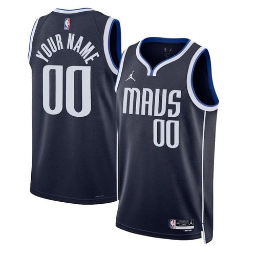Dallas Mavericks Unisex 2023 NBA Trikot - Statement Edition - Navy