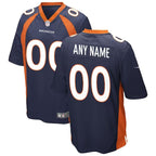 Denver Broncos - Maglia da partita NFL personalizzata alternativa - Blu navy