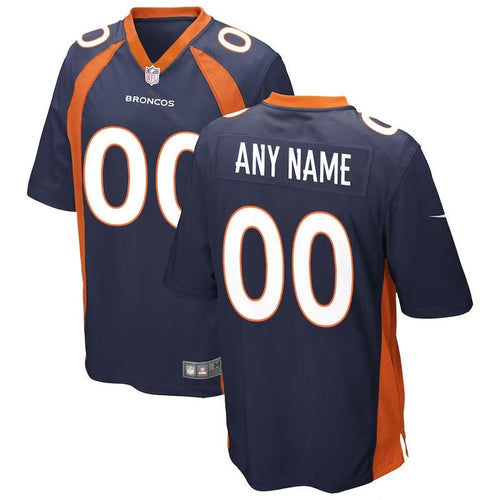 Denver Broncos – Alternativ-NFL-Spieltrikot mit individueller Gestaltung – Marineblau