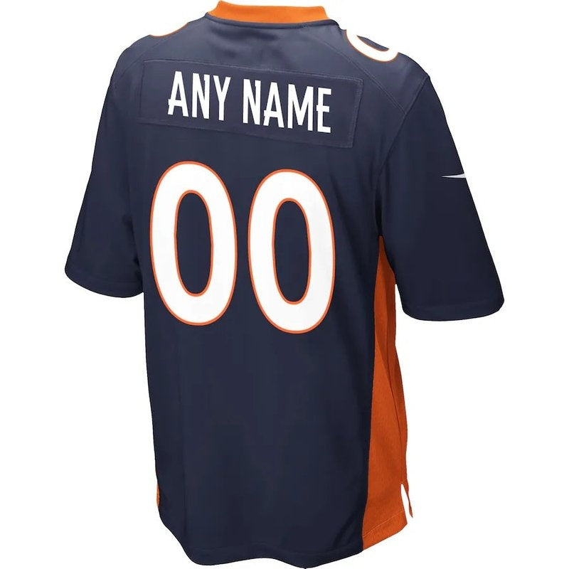 Denver Broncos - Maglia da partita NFL personalizzata alternativa - Blu navy