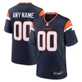 Denver Broncos - Colección alternativa Mile High - Camiseta de juego NFL personalizada - Azul marino
