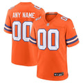 Denver Broncos - Colección Mile High - Camiseta de partido de la NFL personalizada retro de 1977 - Naranja