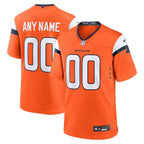 Denver Broncos - Collezione Mile High - Maglia da gara NFL personalizzata - Arancione
