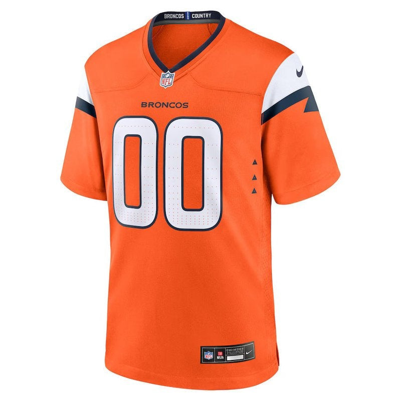 Denver Broncos - Collezione Mile High - Maglia da gara NFL personalizzata - Arancione