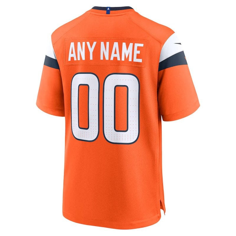Denver Broncos - Collezione Mile High - Maglia da gara NFL personalizzata - Arancione