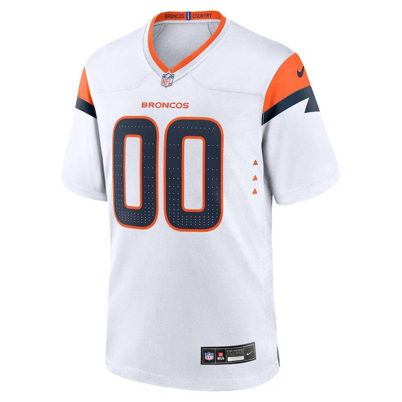 Denver Broncos - Collezione Mile High - Maglia da gara NFL personalizzata - Bianca