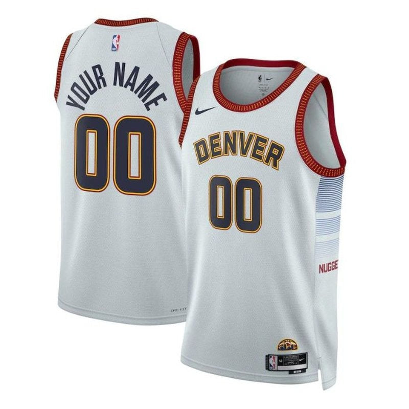 Maillot unisexe Denver Nuggets NBA 2023 - Édition City - Gris