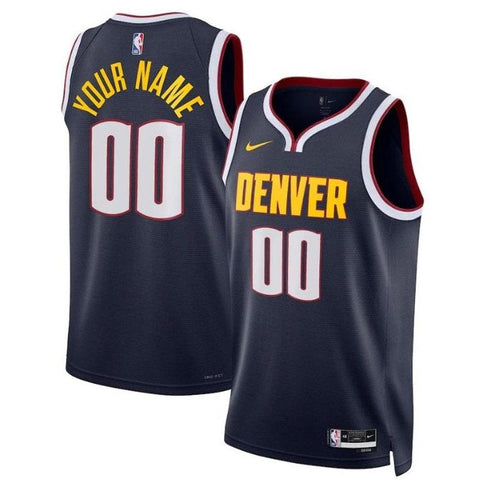 Denver Nuggets Unisex 2023 NBA Trikot Navy - Icon Edition