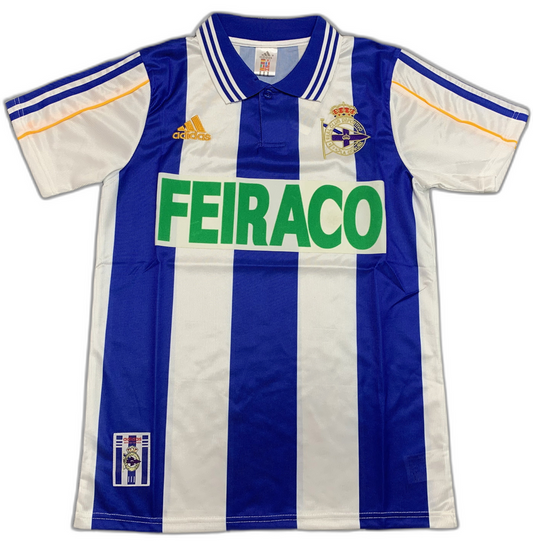 Maillot Domicile Deportivo La Coruna 99/00 I - Version Rétro
